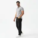 Grey Unisex Polo T-Shirt 