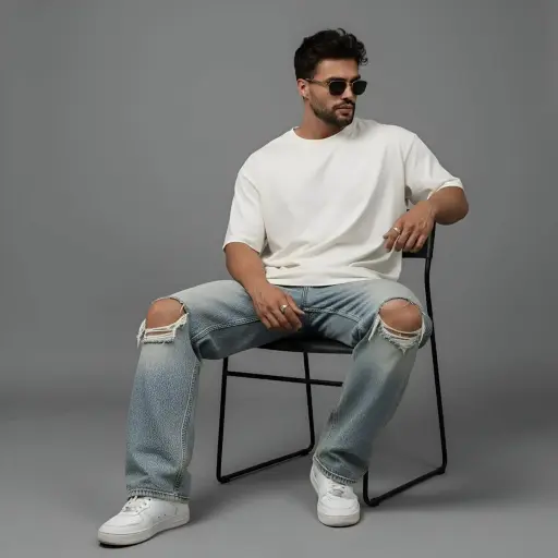 Off-White Unisex Oversized T-Shirt